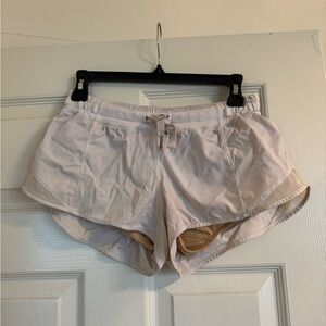 Lululemon Women's white workout Shorts